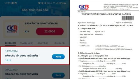 Khách hàng tự tra cứu báo cáo tín dụng của bản thân thế nào?
