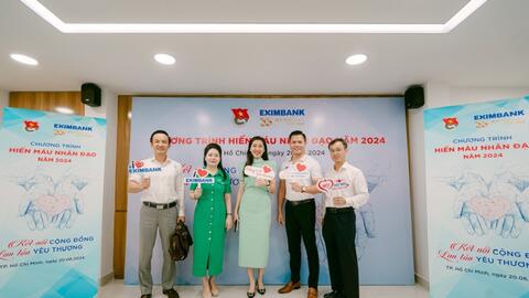 Eximbank và ngày hội hiến máu “Kết nối cộng đồng, lan tỏa yêu thương”