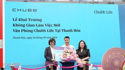 Chubb Life Thanh Hóa khánh thành không gian làm việc mới