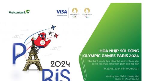 Cùng Vietcombank hòa nhịp Olympic Paris 2024