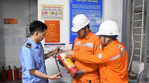 EVNHANOI khuyến cáo phòng cháy chữa cháy khi sử dụng điện