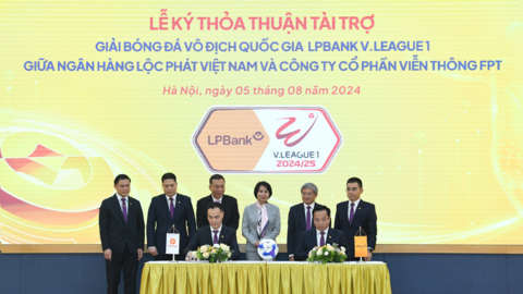 LPBank trở thành nhà tài trợ chính Giải bóng đá Vô địch Quốc gia LPBank V.League1 – 2024/25