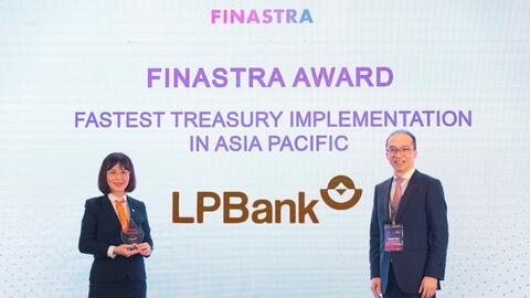 LPBank được vinh danh Ngân hàng “Triển khai hệ thống Kondor Treasury nhanh nhất Châu Á - Thái Bình Dương”