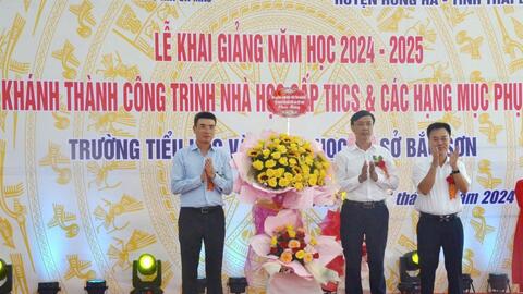 Phân bón Cà Mau đồng hành cùng giáo dục xã Bắc Sơn