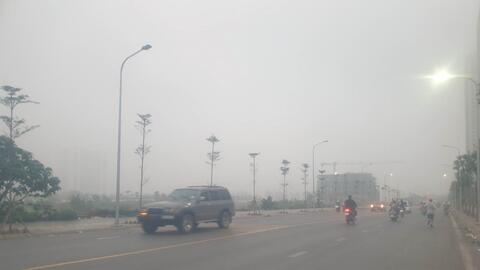 Bão số 8 suy yếu,  Bắc Bộ sáng sớm có sương mù