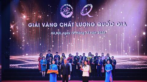 Nestlé Việt Nam lần thứ hai vinh dự nhận Giải Vàng Chất lượng Quốc gia