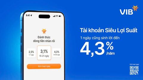 VIB mang đến tư duy mới về tiền nhàn rỗi