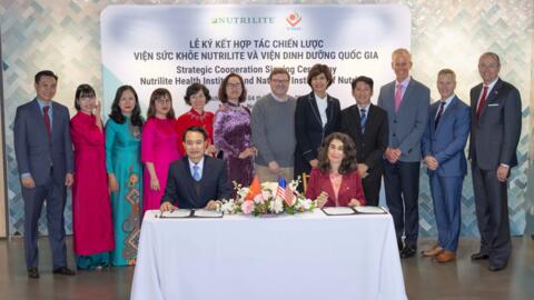Amway hợp tác chiến lược Viện Dinh dưỡng Quốc gia nâng cao sức khỏe cộng đồng