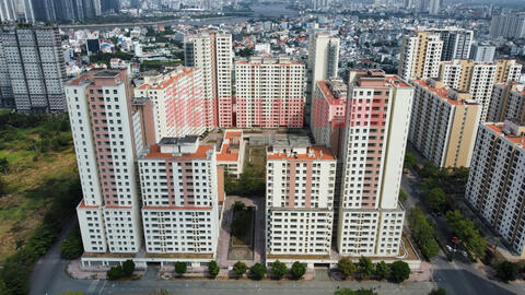 Hiện trạng 3.790 căn hộ ở Thủ Thiêm sắp được đấu giá nhìn từ flycam