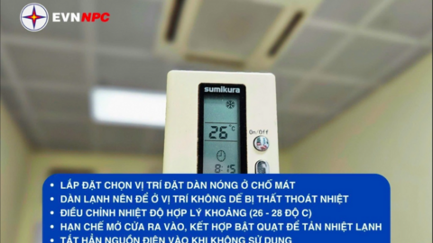 EVNNPC khuyến cáo tiết kiệm điện khi hoá đơn tăng cao