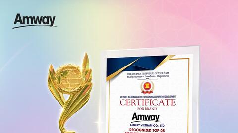 Amway Việt Nam: Khẳng định uy tín và vị thế dẫn đầu trong Top 5 Doanh nghiệp tiêu biểu ASEAN
