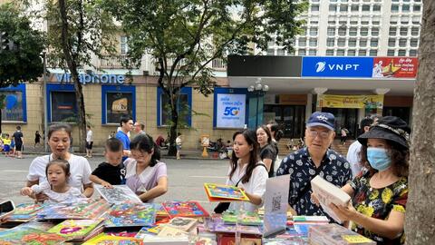 Hội sách Hà Nội 2025 lan tỏa tri thức và văn hóa đọc