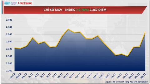 Bạc bứt phá ngoạn mục, vượt đỉnh giữa tháng 11