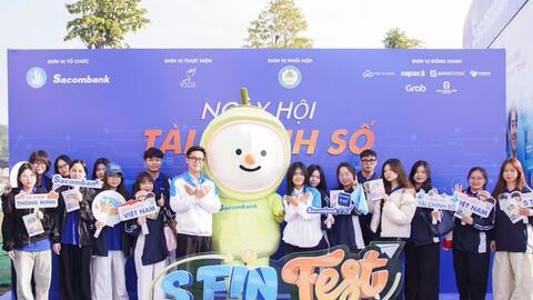 Sacombank cùng thế hệ trẻ lan tỏa tinh thần “tài chính thông minh - tương lai bứt phá” qua S-FINFEST 2025