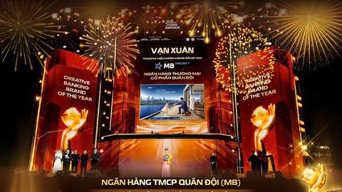 MB nhận cú đúp giải thưởng ngân hàng sáng tạo và chiến dịch quảng cáo ấn tượng