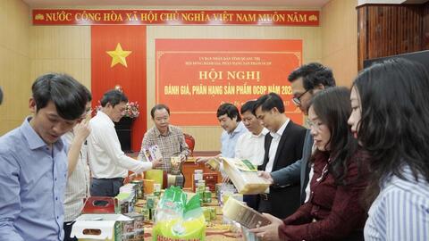 Quảng Trị: Công nhận 31 sản phẩm OCOP đạt hạng 4 và 3 sao