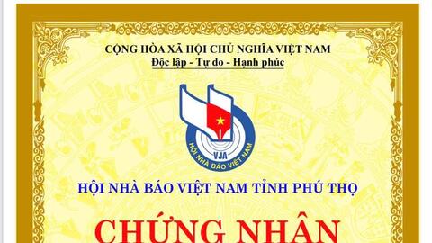 Báo Công Thương đạt giải C Cuộc thi báo chí Văn hóa, du lịch Phú Thọ