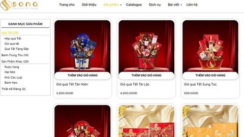 Thị trường giỏ quà Tết 2026: Đa dạng mẫu mã, hướng về chất lượng