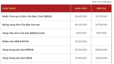 Giá vàng hôm nay ngày 02/03/2026: Nhiều dư địa tăng giá