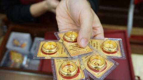 Giá vàng ngày 6/4: Thế giới giảm mạnh