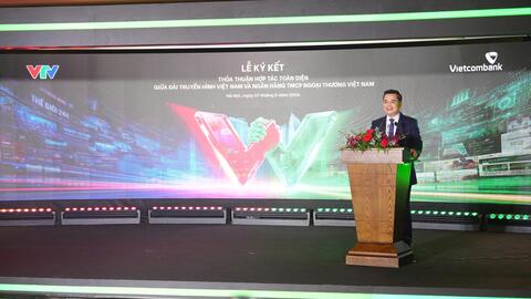 Vietcombank và VTV ký kết hợp tác toàn diện, mở ra không gian hội tụ giữa truyền thông và tài chính trong kỷ nguyên số