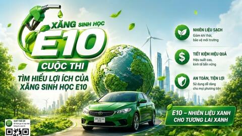 Mở Cổng trực tuyến Cuộc thi tìm hiểu về xăng sinh học E10