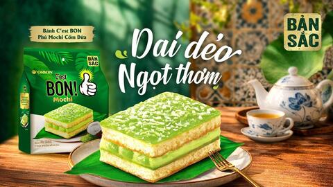 Orion ra mắt C"est Bon Mochi cốm dừa