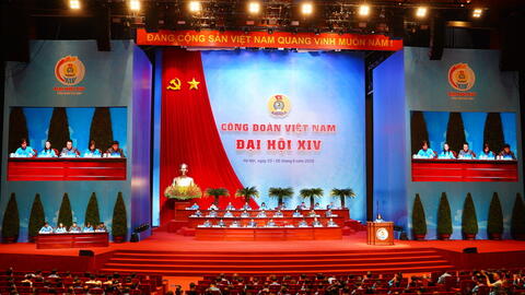 Chiều 4/6: Đại hội XIV Công đoàn Việt Nam tiến hành công tác nhân sự