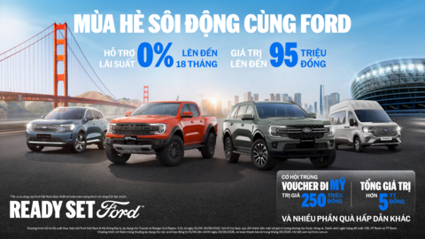 Ford Việt Nam và hệ thống đại lý triển khai chương trình “Mùa hè sôi động cùng Ford”