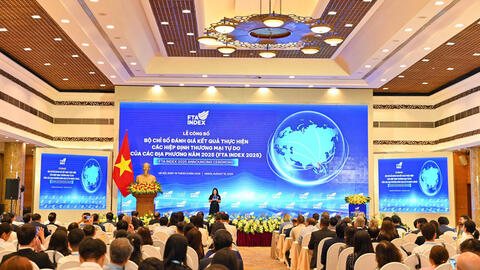 Bộ Công Thương tổ chức Lễ công bố Bộ chỉ số đánh giá kết quả thực hiện các FTA (FTA Index 2025)