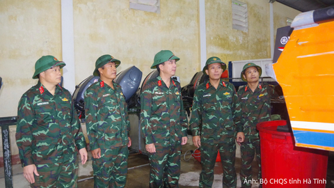 Hà Tĩnh sẵn sàng quân số ứng phó thiên tai