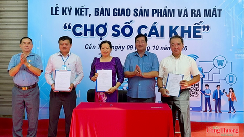 Cần Thơ ra mắt mô hình Chợ số Cái Khế, kết nối tiểu thương