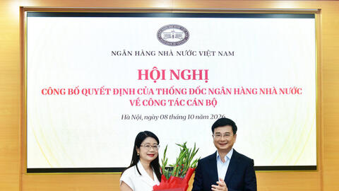 Ngân hàng Nhà nước bổ nhiệm Phó Giám đốc Sở Giao dịch