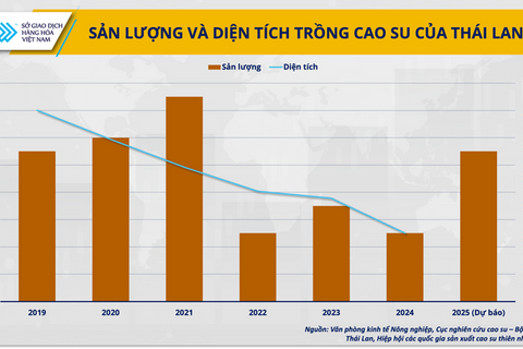 Xuất khẩu cao su của Thái Lan đối diện khó khăn lớn