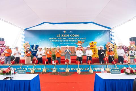 Ecopark và FPT khởi công tổ hợp giáo dục liên cấp