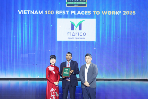 Marico SEA được vinh danh trong “100 nơi làm việc tốt nhất  Việt Nam 2025”