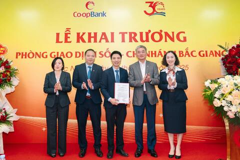 Co-opBank chi nhánh Bắc Giang khai trương Phòng giao dịch số 2