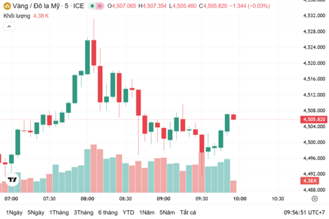Ngày 26/12: Giá vàng trong nước tăng trở lại