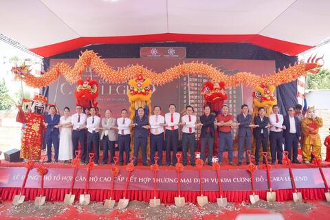 VictoryCons cùng Cara Group động thổ dự án Cara Legend