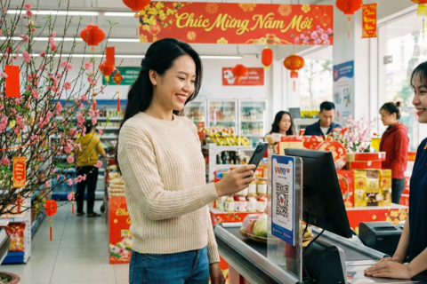 ‏Chi tiêu cuối năm đơn giản bằng nguồn tiền tín dụng khi quét VNPAY-QR ‏