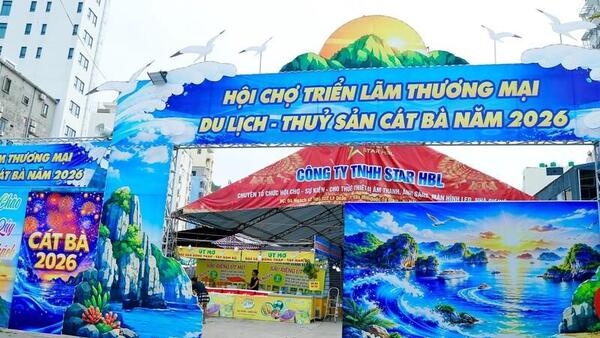 Hải Phòng: Sôi động hội chợ thương mại, du lịch, thủy sản Cát Bà 2026