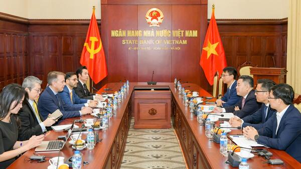 Phó Thống đốc Nguyễn Ngọc Cảnh tiếp Chủ tịch Châu Á – Thái Bình Dương Mastercard