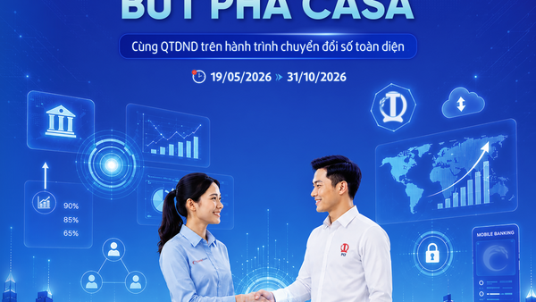 “Đẩy mạnh số hóa, bứt phá CASA” nhằm thúc đẩy phát triển hoạt động của Quỹ tín dụng nhân dân
