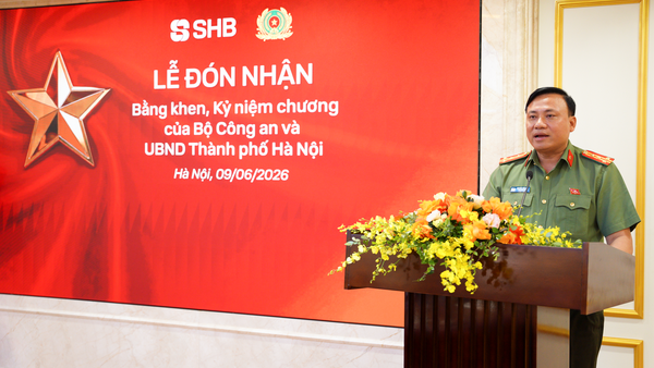 SHB nhận Bằng khen của Bộ Công an vì thành tích xuất sắc trong phong trào toàn dân bảo vệ an ninh Tổ quốc