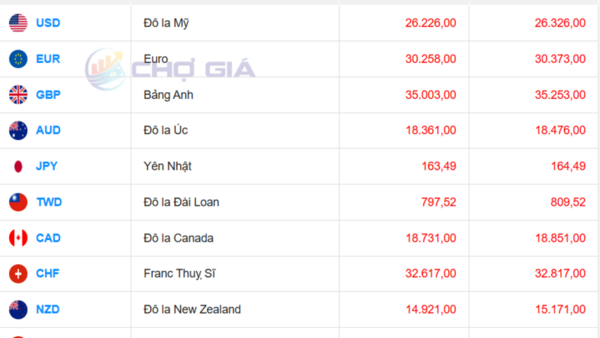 Tỷ giá USD ngày 12/6/2026: USD tăng sức mạnh giữa loạt biến động