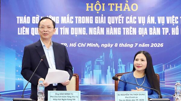 Đẩy nhanh tháo gỡ vướng mắc trong giải quyết các vụ án tín dụng, ngân hàng tồn đọng