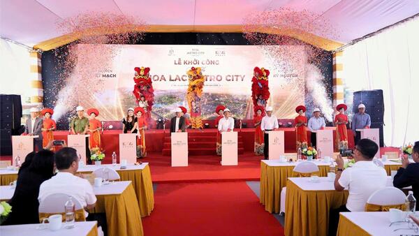 Dự án Hoa Lac Metro City khởi công, thêm mảnh ghép đô thị mới tại Hòa Lạc