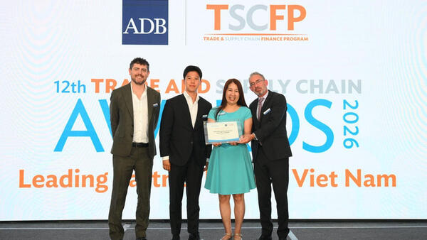 ADB vinh danh TPBank là Ngân hàng đối tác hàng đầu tại Việt Nam về tài trợ thương mại