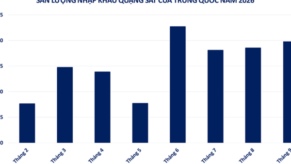 Bất động sản Trung Quốc suy thoái đẩy giá quặng sắt chạm đáy 1 năm