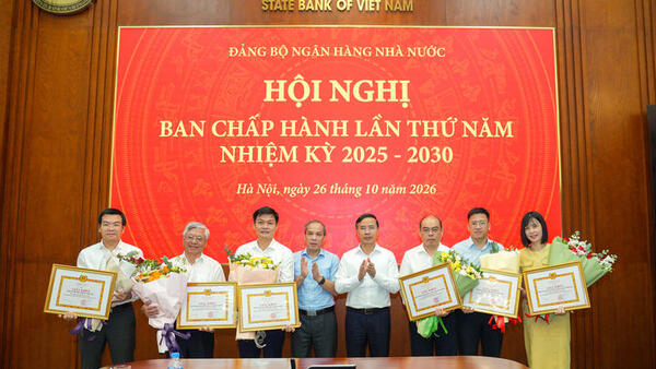 Đảng bộ Agribank được tặng Giấy khen về thành tích xuất sắc trong triển khai Cuộc thi chính luận bảo vệ nền tảng tư tưởng của Đảng năm 2026